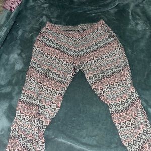 patterned sweats